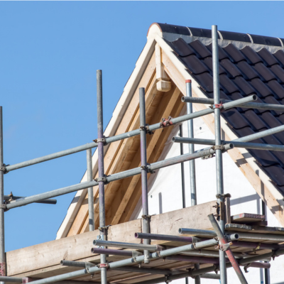 Scaffolding for Chandelier repair and Dome
